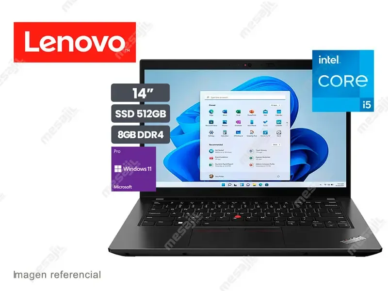 Laptop Lenovo Thinkpad L14 Gen 3 Intel Core i5-1235U 8GB/SSD 512GB/14"/W11P