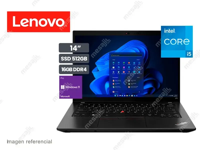 Laptop Lenovo ThinkPad L14 Gen 4 Intel Core i5-1335U 16GB/SSD512GB/14"/W11P
