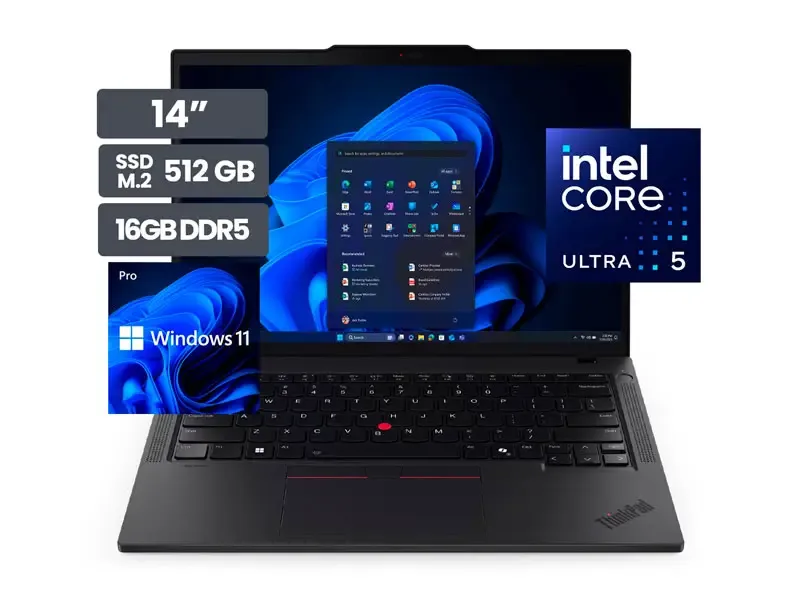 Laptop Lenovo ThinkPad T14 Gen 6 14" Intel Core Ultra 5 225U 16GB SSD 512GB M.2  Wind11Pro