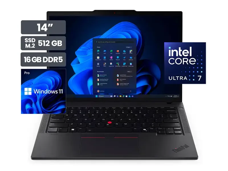 Laptop Lenovo ThinkPad T14 Gen 6 14" Intel Core Ultra 7 255U 16GB SSD 512GB M.2  Wind11Pro