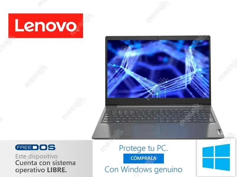 Laptop Lenovo V15 Core i3-1011U 2.1Ghz 4GB/1TB/15.6"/No incluye windows