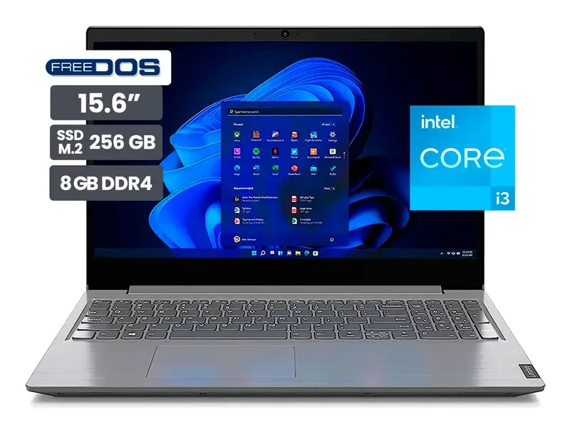 Laptop Lenovo V15 G4 IRU Intel Core i3-1315U 8GB/SSD256GB/15.6"/No incluye sistema operativo