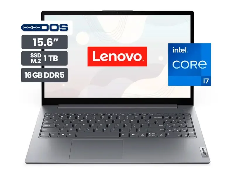 Laptop Lenovo V15 G5 IRL 15.6" Intel Core i7-13620H 16GB SSD1TB No Incluye Windows