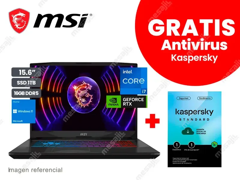 Laptop MSI Gaming PULSE 15 B13VFK  Intel i7-13700H 16GB/SSD 1TB/RTX4060 8GB/15.6"/W11H
