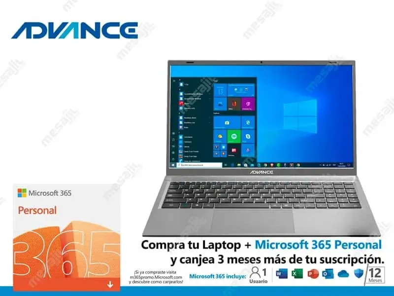 Laptop NV6650 ADVANCE N3350 4GB/64GB EMMC/W10