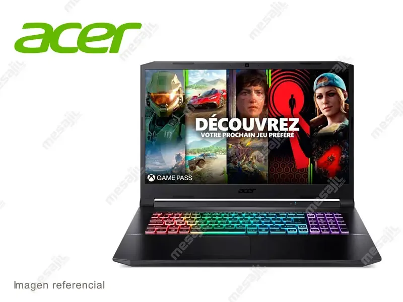 Laptop Ryzen 7 5800H ACER Nitro Gamer 5 AN517-41-R71L 8GB/SSD512/RTX3060 6GB/17.3"/W11H