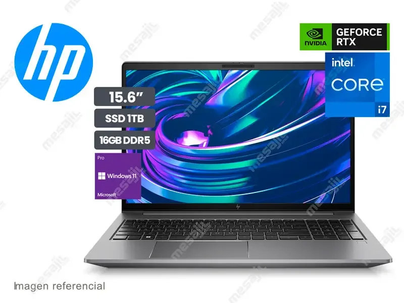 Laptop Workstation HP ZBOOK Power G10 Intel i7-13700H 16GB ram/ssd 1TB/8GB video/15.6"/W11P