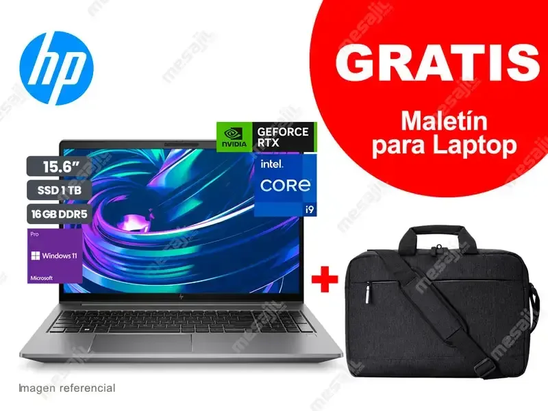Laptop Workstation HP ZBOOK Power G10 Intel i9-13900H 16GB ram/ssd 1TB/8GB video/15.6"/W11P