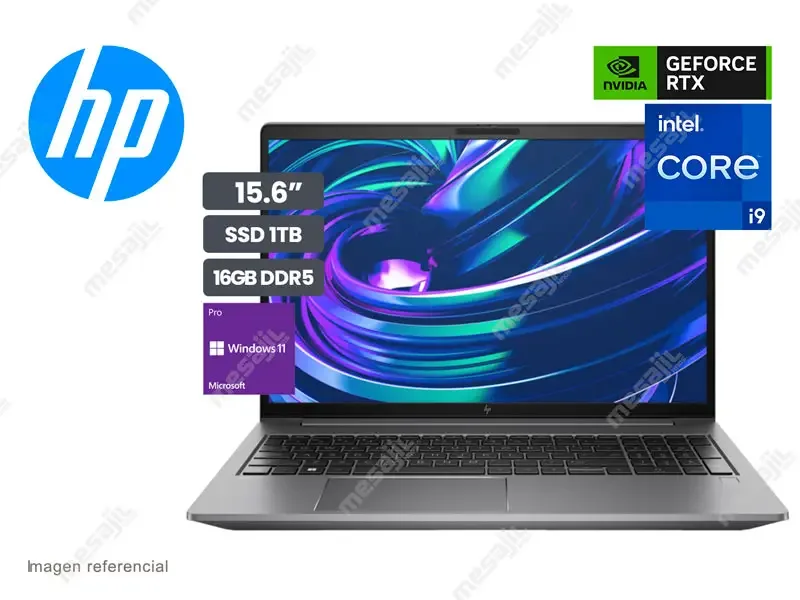 Laptop Workstation HP ZBOOK POWER G10 Intel i9-13900H 16GB/SSD 1TB/V6GB/15.6"/W11P