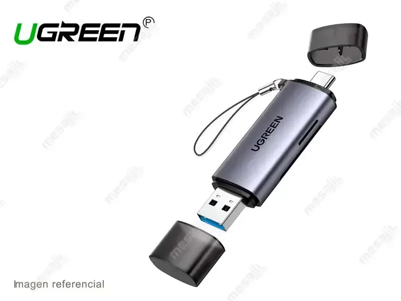 Lector de Tarjetas UGREEN USB 3.0-C a SD/ Micro SD (50706)