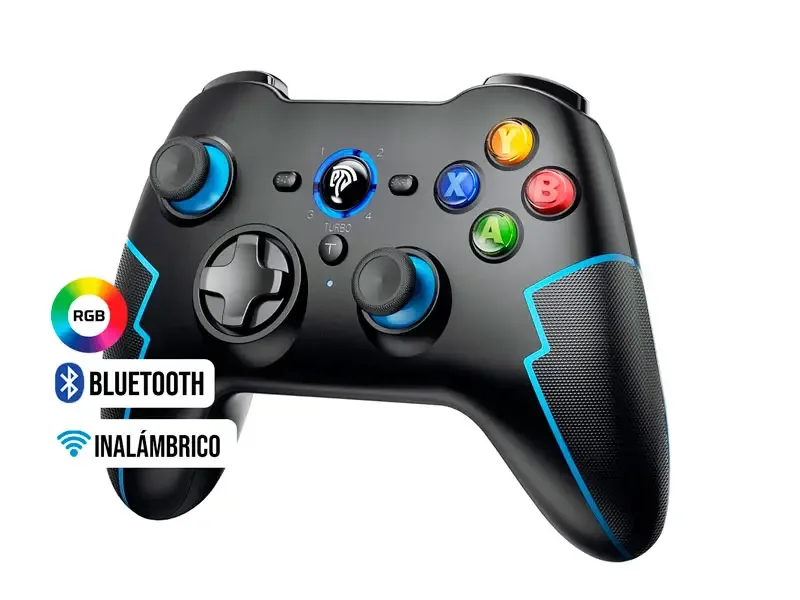 Mando Gamepad Inalambrico EASYSMX 9013 PRO Black Blue BT (VG-414)