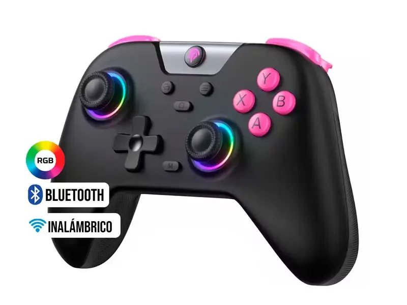 Mando Gamepad Inalambrico EASYSMX X05 Black BT RGB (VG-C511)