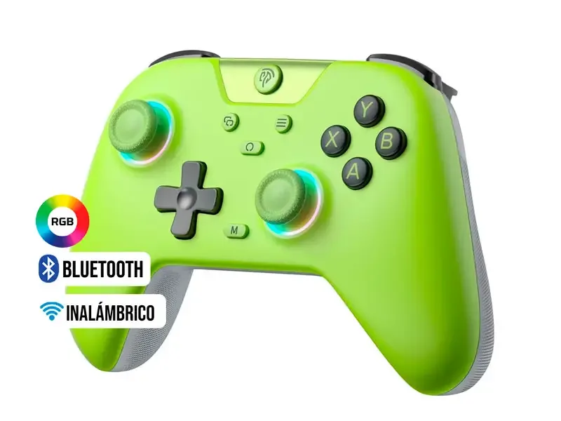 Mando Gamepad Inalambrico EASYSMX X05 Green BT RGB (VG-C508)