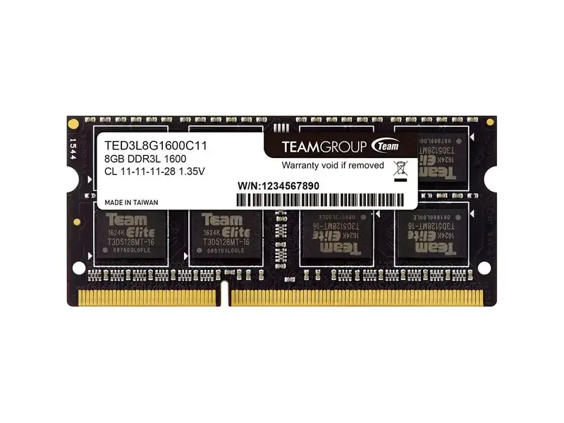Memoria DDR3 TeamGroup 8GB 1600MHz SODIMM