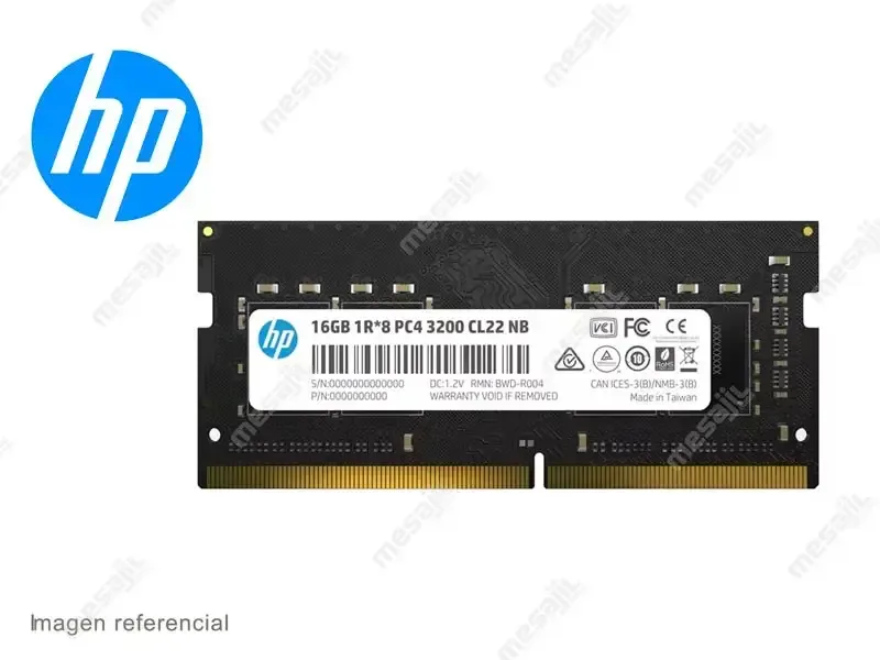 Memoria DDR4 16GB 3200MHz HP SODIMM