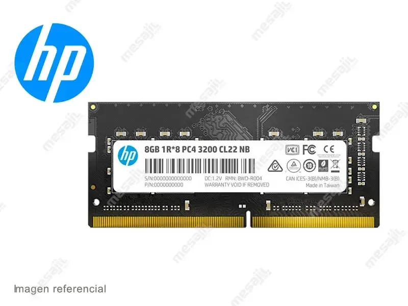 Memoria DDR4 8GB HP 3200MHz SODIMM