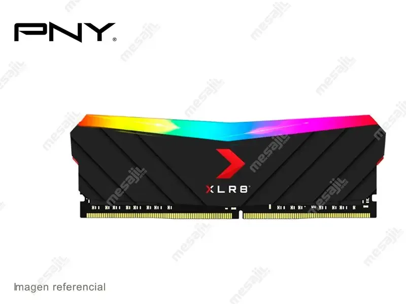 Memoria DDR4 8GB PNY XLR8 3200MHz RGB Black