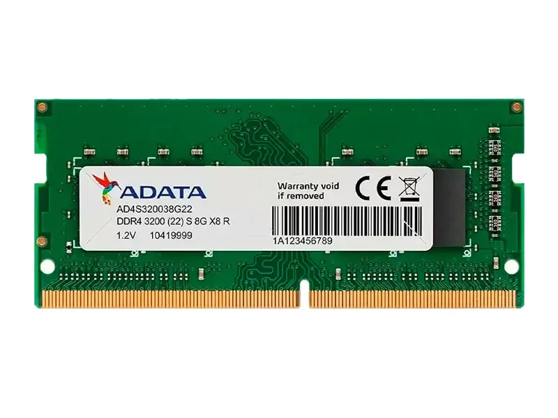 Memoria DDR4 ADATA 8GB 3200MHz SODIMM (AD4S32008G22-SGN)