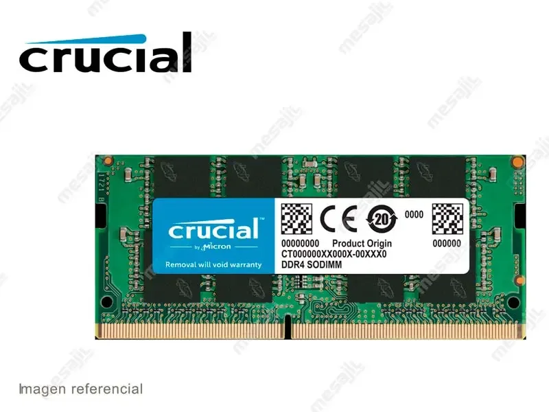 Memoria DDR4 Crucial 2666MHz 16GB SODIMM