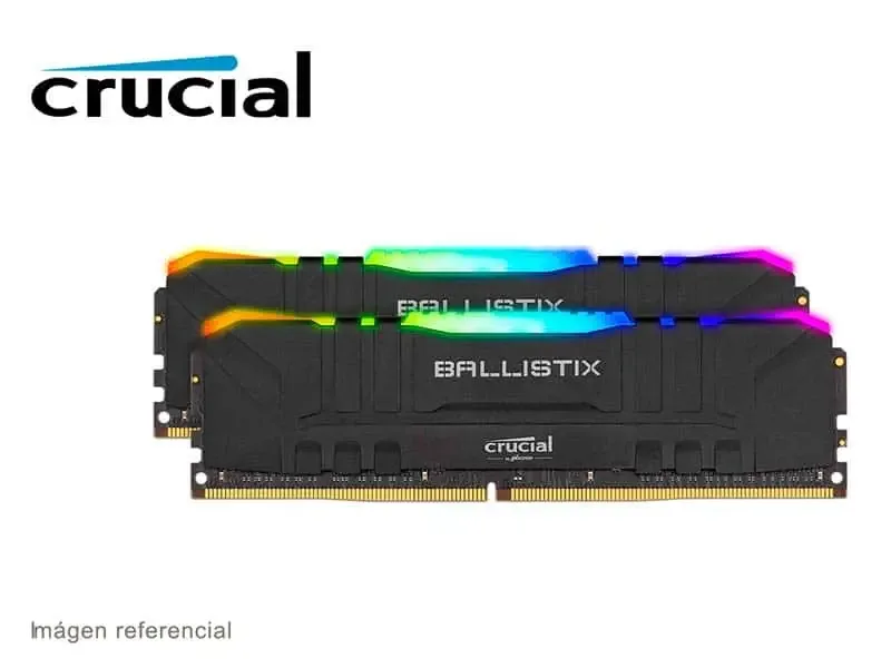 Memoria DDR4 Crucial Ballistix 3200Mhz 32GB (2 X 16GB) RGB