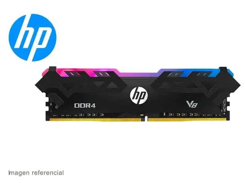 Memoria DDR4 HP 3200MHz 8GB RGB Black