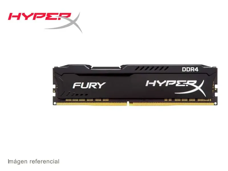 Memoria DDR4 HyperX Fury 2400MHz 8GB (HX424C15FB3/8) Black