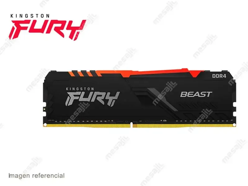 Memoria DDR4 Kingston FURY Beast 3200MHz 16GB 16Gbit RGB