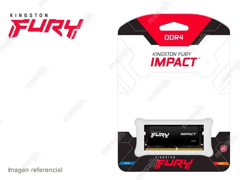 Memoria DDR4 kingston FURY Beast 3200MHz 8GB 3.2Ghz SODIMM (KF432S20IB/8)