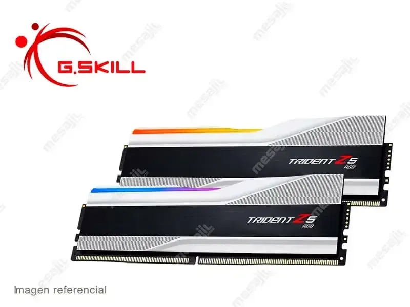 Memoria DDR5 G.SKILL 32GB (16GB*2) 6000MHz TZ5 RGB SILVER/NEGRO