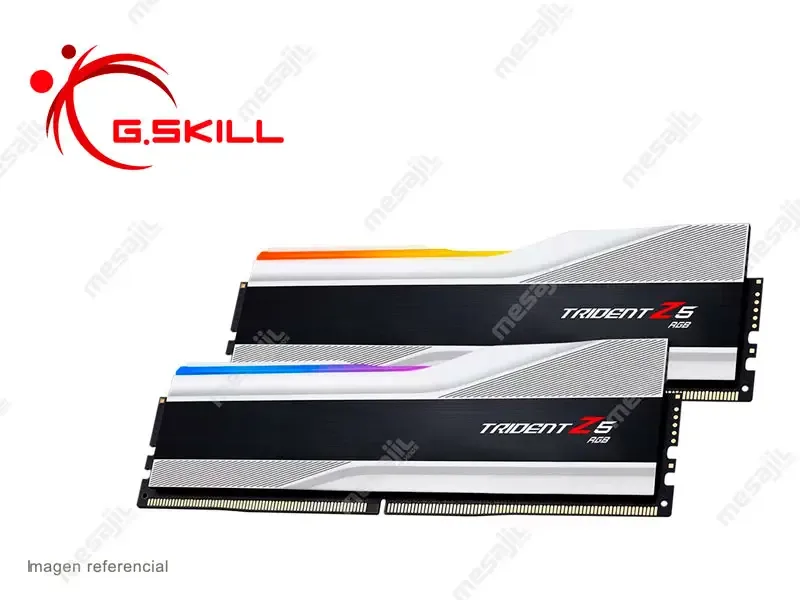 Memoria DDR5 G.SKILL 32GB (16GB*2) 7200MHz C34 RGB SILVER