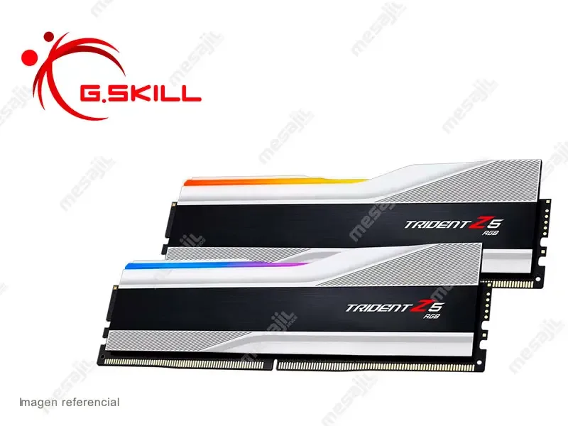 Memoria DDR5 G.SKILL 64GB (32GB*2) 6400MHz CL32 RGB Silver