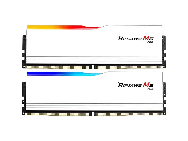 Memoria DDR5 G.SKILL Ripjaws M5 32GB (16*2) 6000 MHz CL36 RGB White