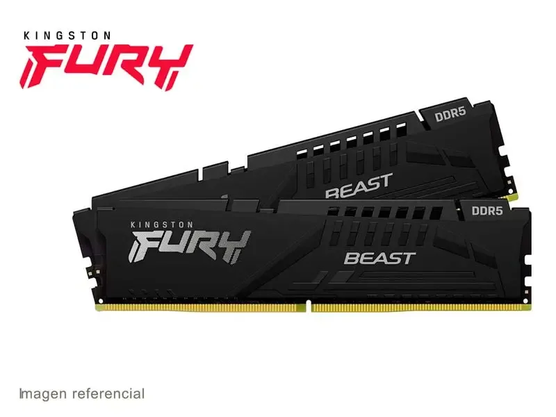 Memoria DDR5 Kingston FURY Beast 32GB (2x16GB) 4800MHz 16Gbit