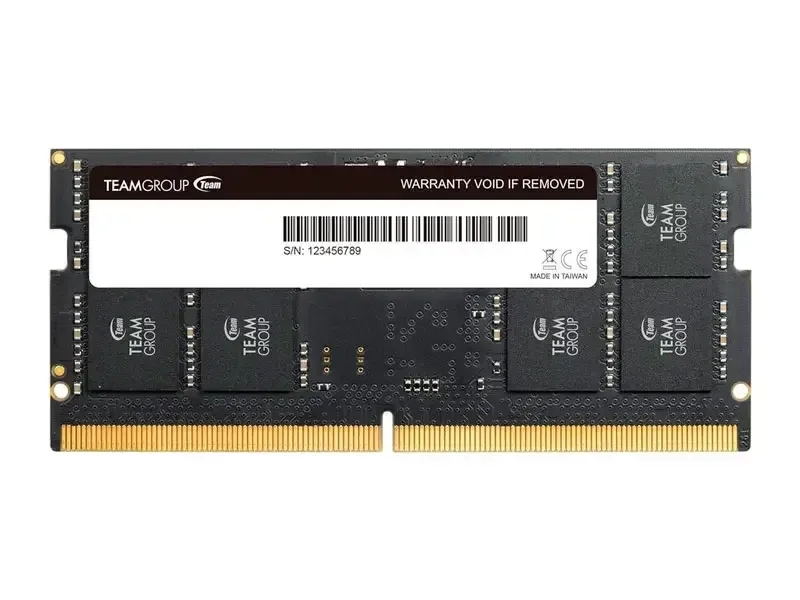 Memoria DDR5 TeamGroup ELITE 4800MHz 32GB SODIMM Black
