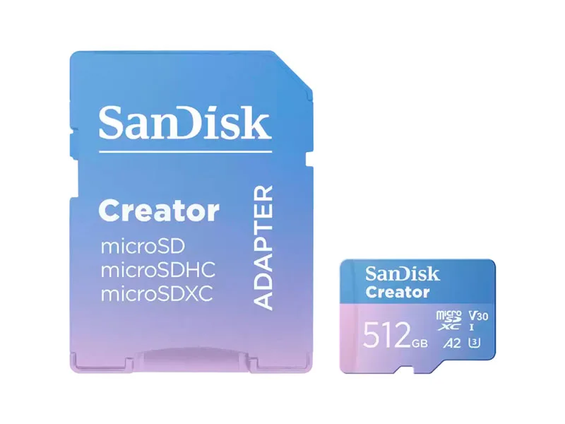 Memoria micro SD 512GB Sandisk Extreme UHS-I 190MB/s (SDSQXAV-512G-GN6MS)