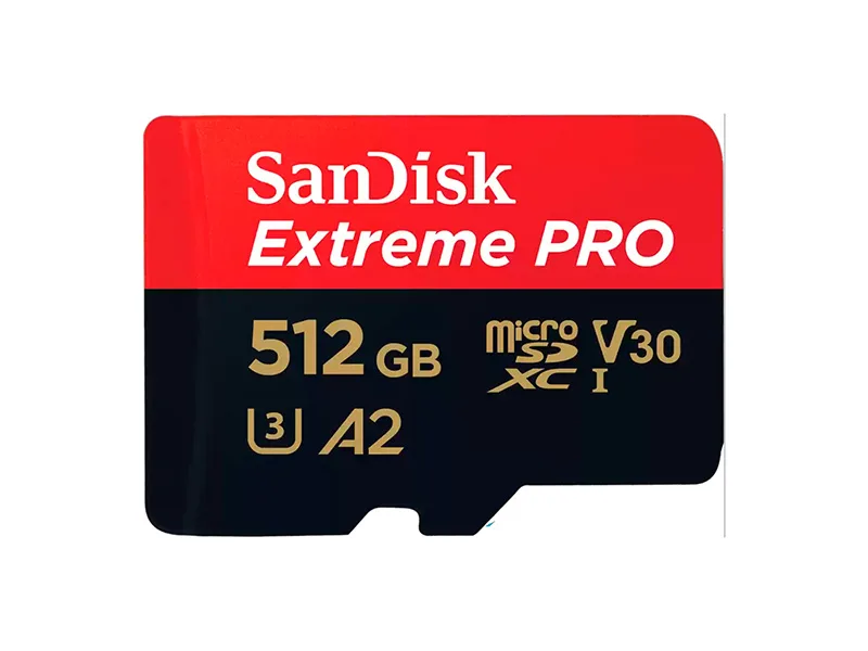 Memoria micro SD 512GB Sandisk Extreme Pro UHS-I 200MB/s (SDSQXCD-512G-GN6MA)