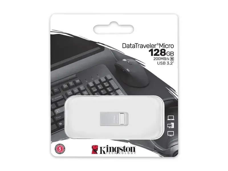 Memoria USB 3.2 128GB Kingston DT MICRO Ultra Slim