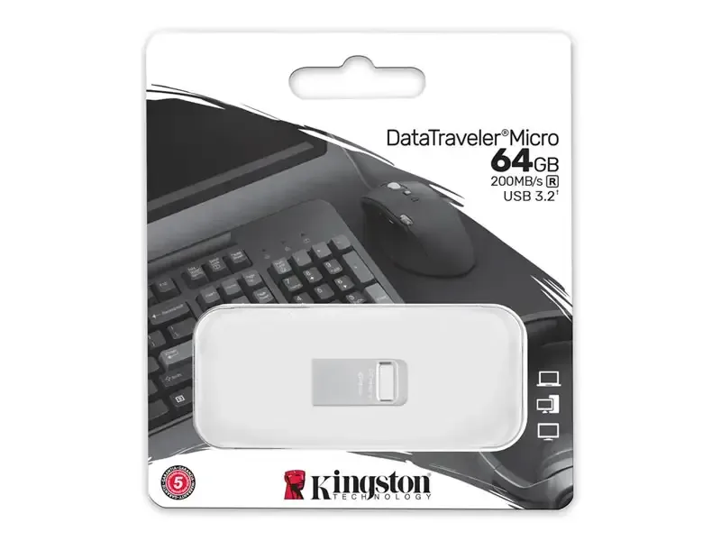 Memoria USB 3.2 64GB Kingston DT MICRO Ultra Slim