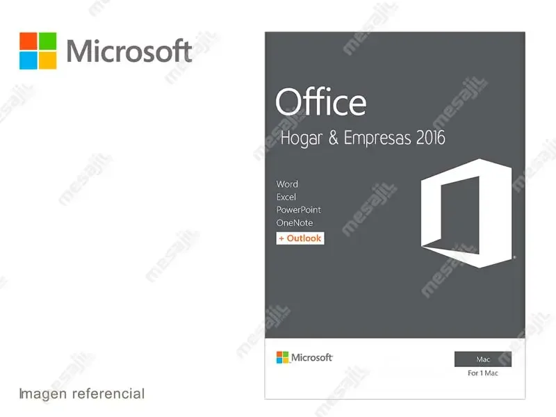 Microsoft Office Hogar y Empresas Espanol  Para MAC