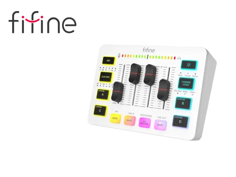 Mixer Fifine SC3 WHITE