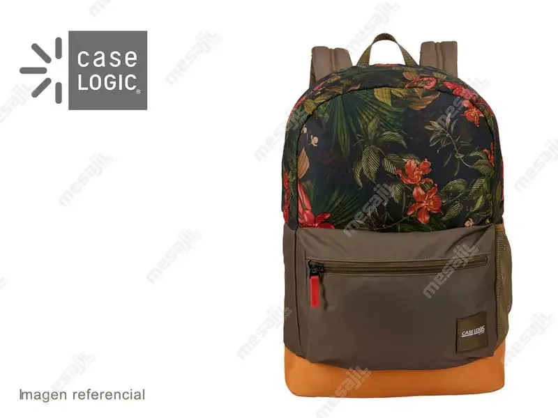 Mochila Case Logic Commence de 15.6" (CCAM-1116) Multi-Floral/Cumin