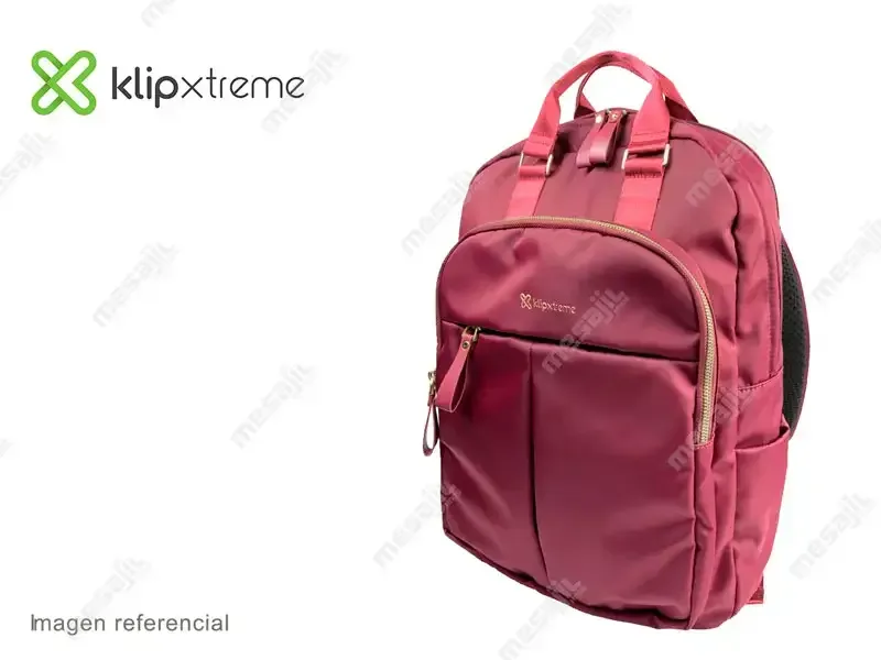 Mochila Klip Xtreme Toscana 15.6" Rojo KNB-468RD
