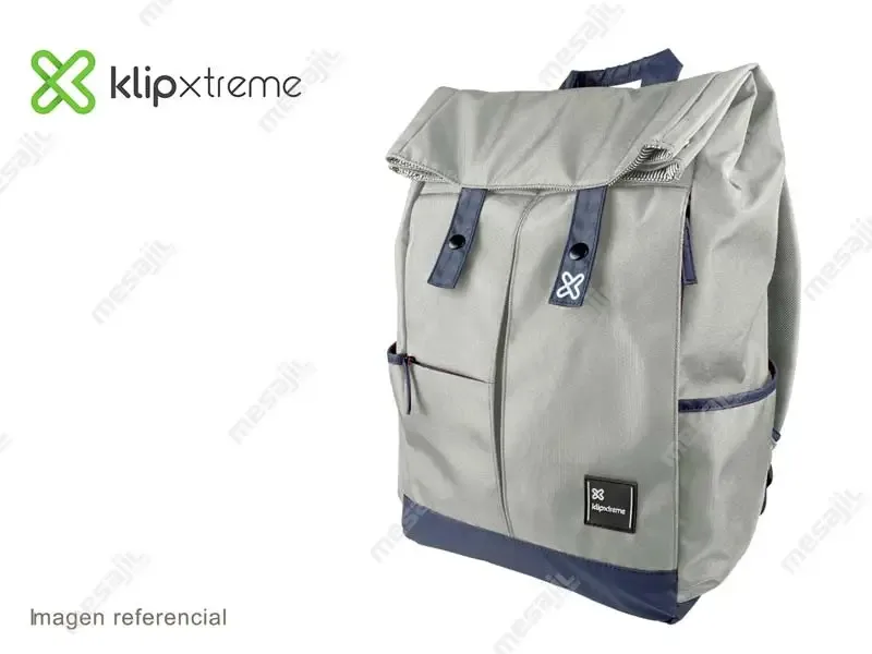 Mochila para Laptop Klipx 15.6" (KNB-360SV) 600D polyester Silver
