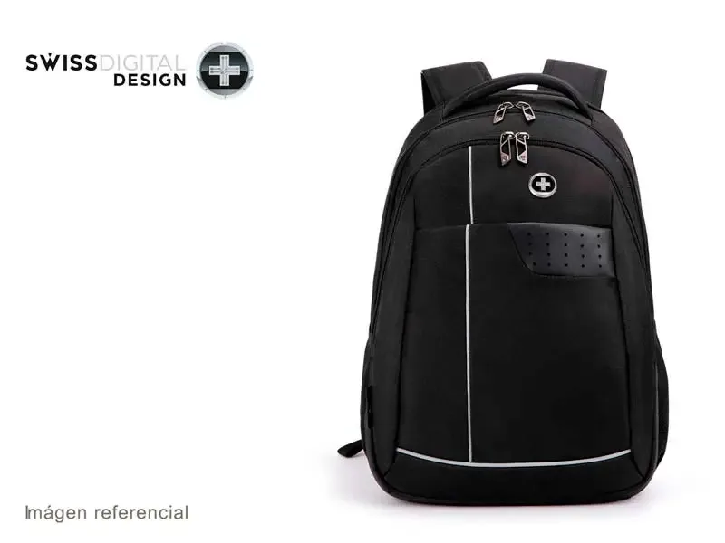Mochila Swiss Digital Domain de 15" Black