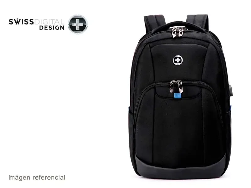 Mochila Swiss Digital Dynamo de 15" Black