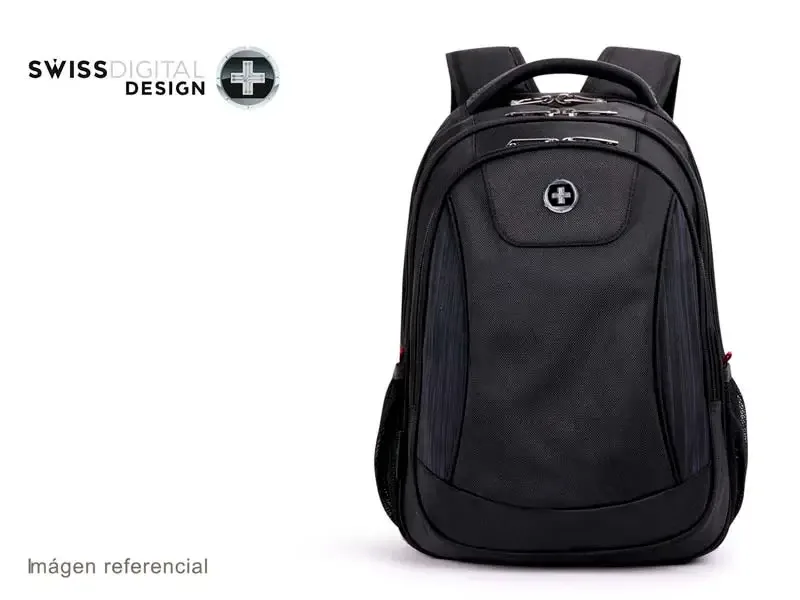 Mochila Swiss Digital Garnet de 15" Black