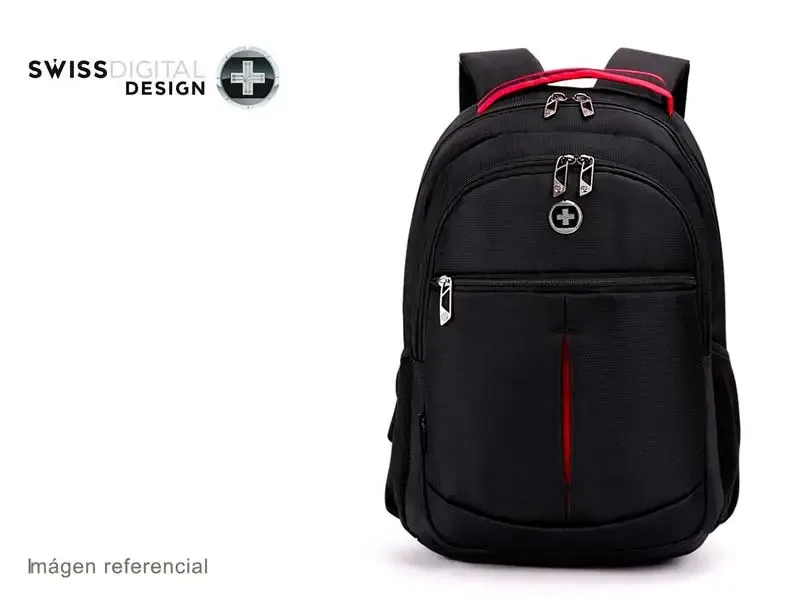 Mochila Swiss Digital Hemet de 15" Black
