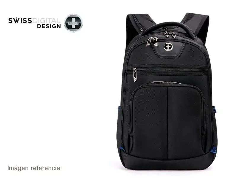 Mochila Swiss Digital Megabyte de 15" Black