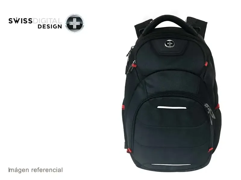 Mochila Swiss Digital Neptune de 15" Black