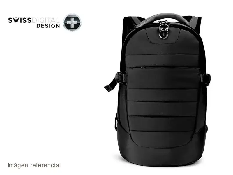 Mochila Swiss Digital Widget de 14" Black